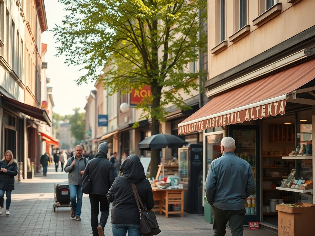 Widok na zakład przemysłowy w Kaletach, symbolizujący lokalny rynek pracy.